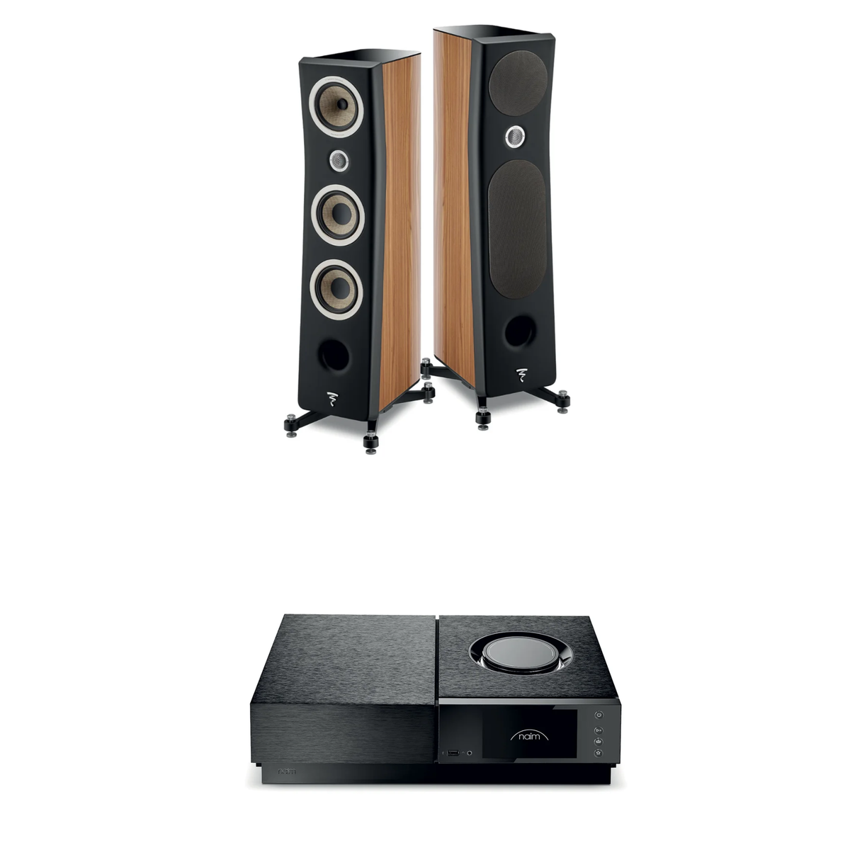 Focal Kanta N°2 + Naim Uniti Nova PE Sistema HiFi High End