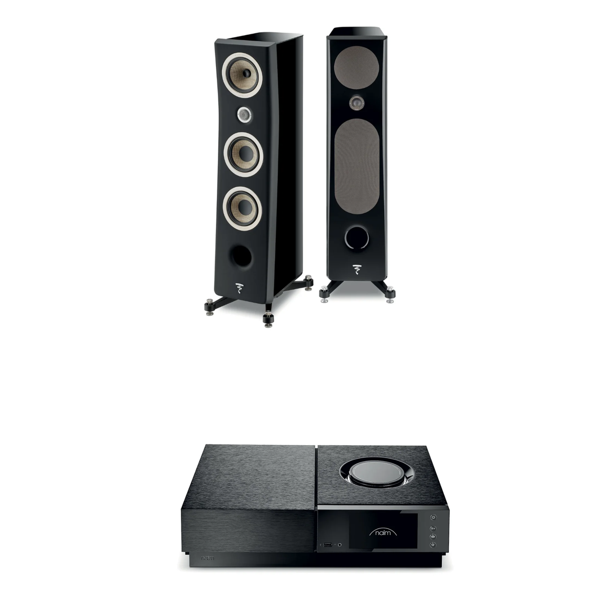 Focal Kanta N°2 + Naim Uniti Nova PE Sistema HiFi High End