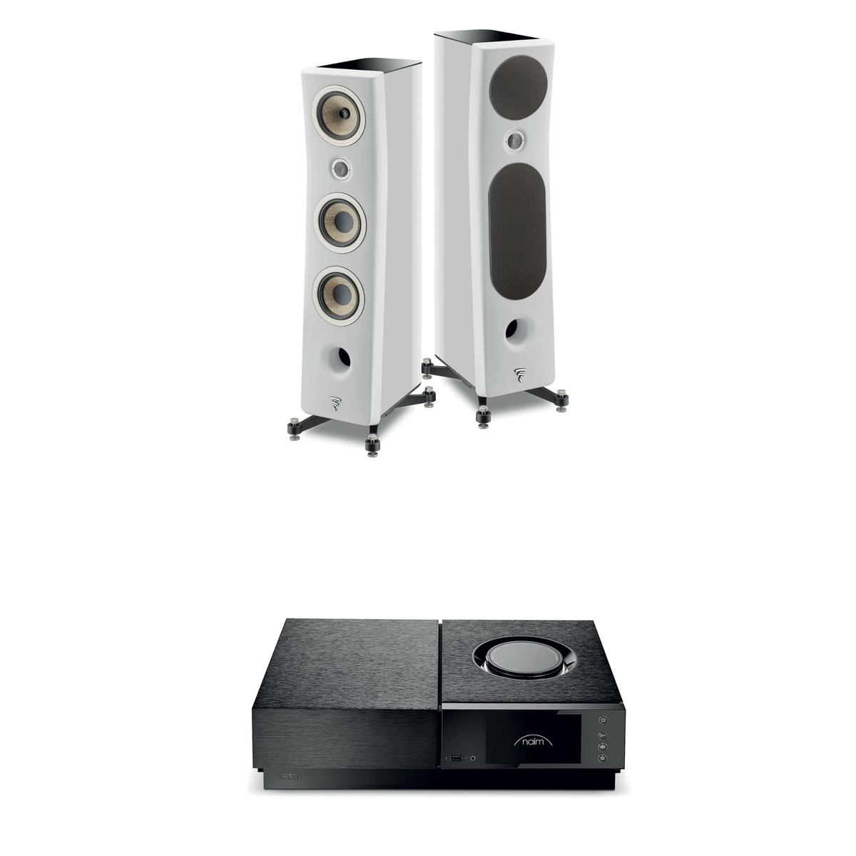 Focal Kanta N°2 + Naim Uniti Nova PE Sistema HiFi High End