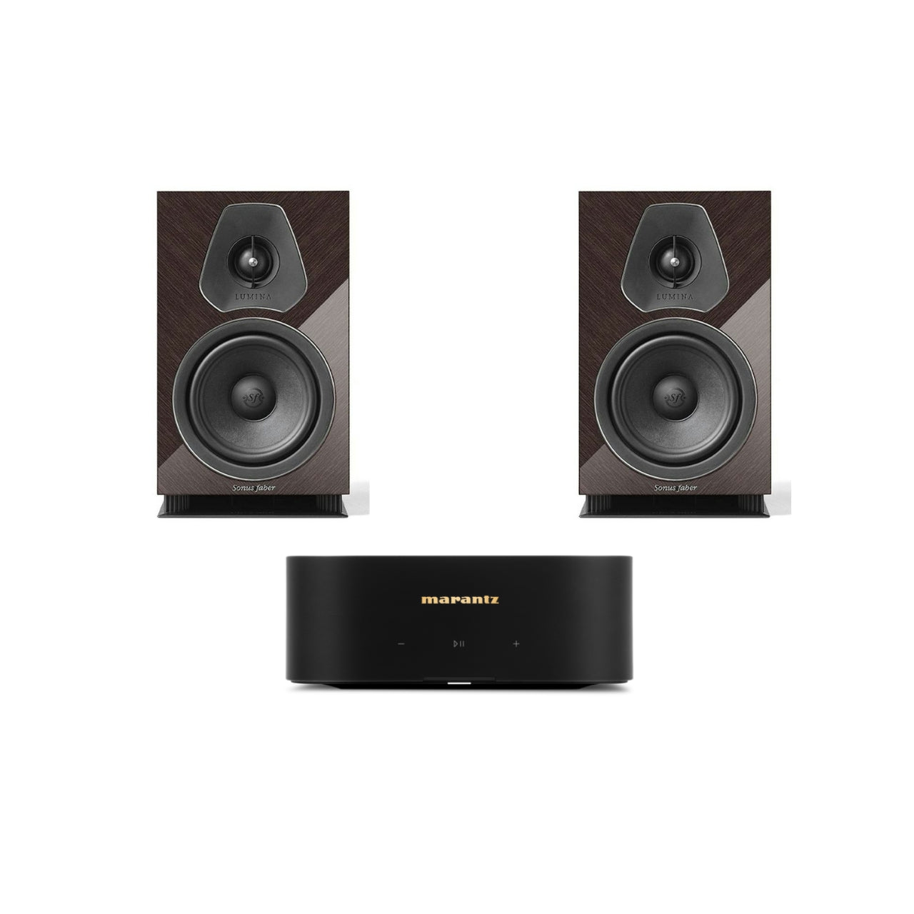 Bocinas Sonus Faber Lumina ll Amator + M1 Marantz Amplificador Integrado
