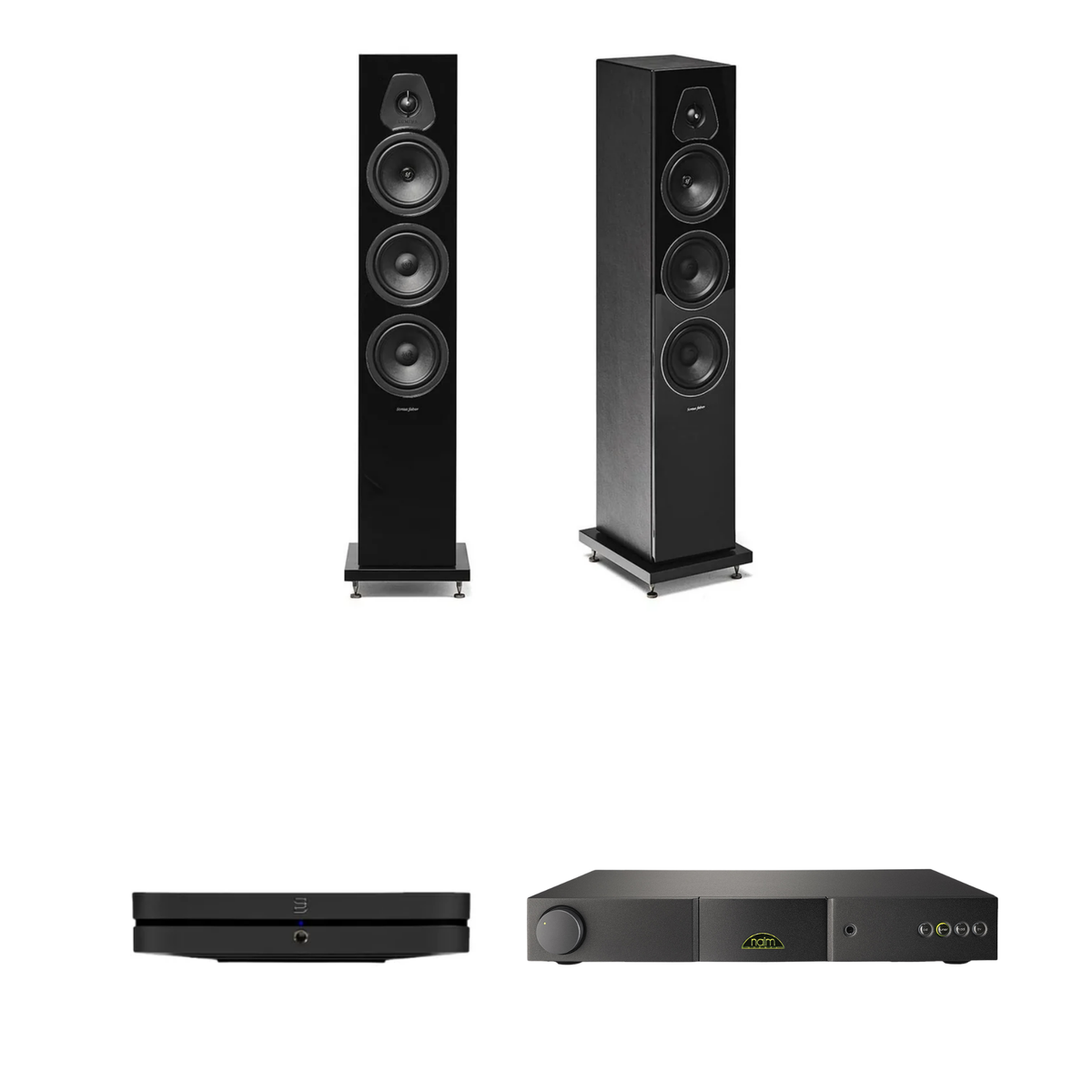 Sonus faber Lumina III + Naim NAIT 5si + Bluesound NODE Sistema HiFi