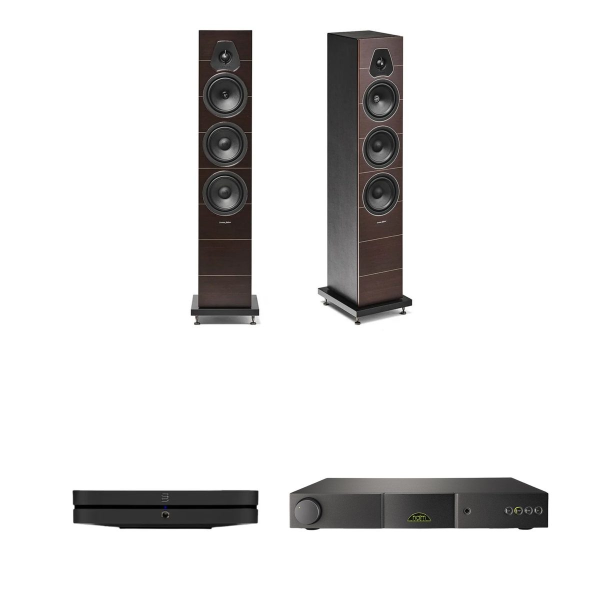 Sonus faber Lumina III + Naim NAIT 5si + Bluesound NODE Sistema HiFi