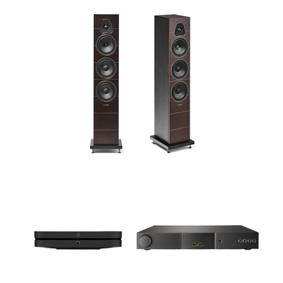Sonus faber Lumina III + Naim NAIT 5si + Bluesound NODE Sistema HiFi