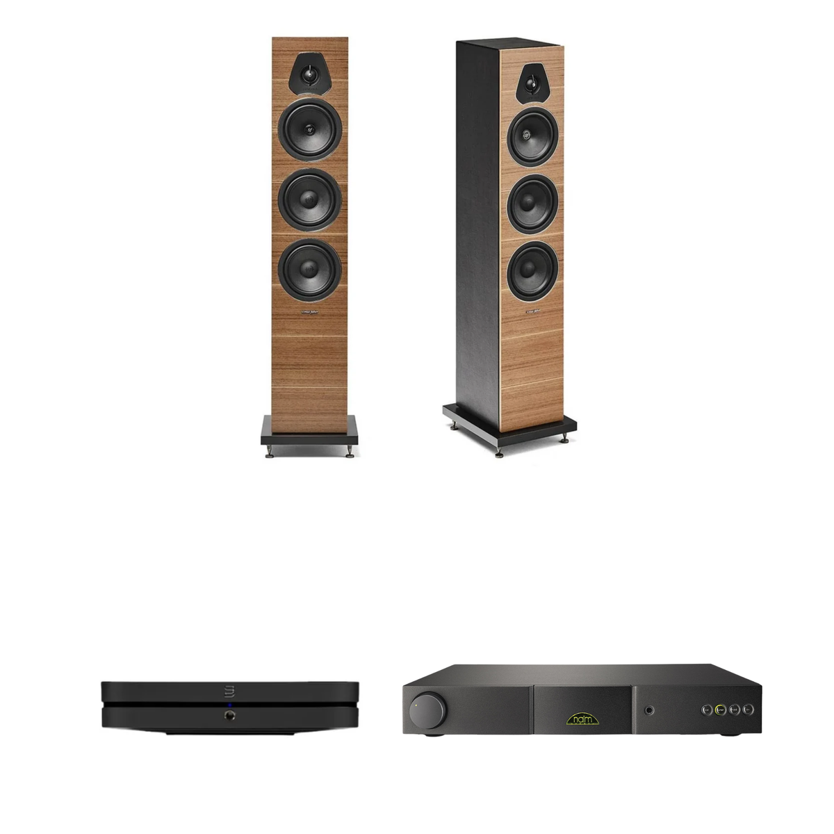 Sonus faber Lumina III + Naim NAIT 5si + Bluesound NODE Sistema HiFi