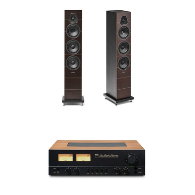 Sonus faber Lumina III + NAD C 3050 con MDC2 BluOS-D Sistema HiFi