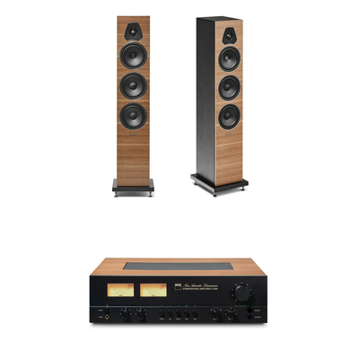 Sonus faber Lumina III + NAD C 3050 con MDC2 BluOS-D Sistema HiFi