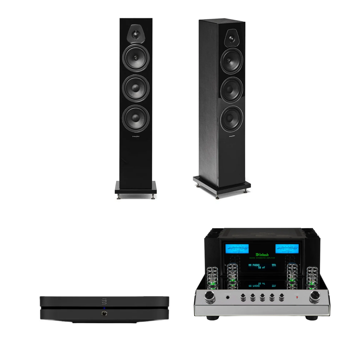 Sonus faber Lumina III + McIntosh MA352 + Bluesound NODE Sistema HiFi