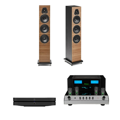 Sonus faber Lumina III + McIntosh MA352 + Bluesound NODE Sistema HiFi