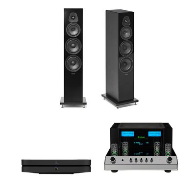 Sonus Faber Lumina V + McIntosh MA352 + Bluesound Node Sistema HiFi