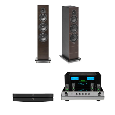 Sonus Faber Lumina V + McIntosh MA352 + Bluesound Node Sistema HiFi