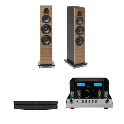 Sonus Faber Lumina V + McIntosh MA352 + Bluesound Node Sistema HiFi