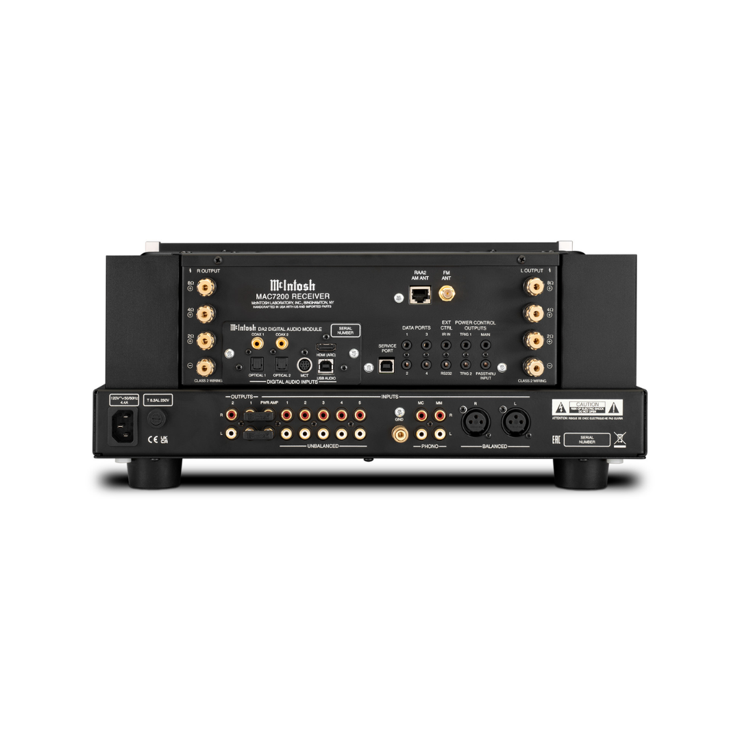 McIntosh MAC7200 Receiver Estéreo HiFi con DAC y AM/FM 200Wx2