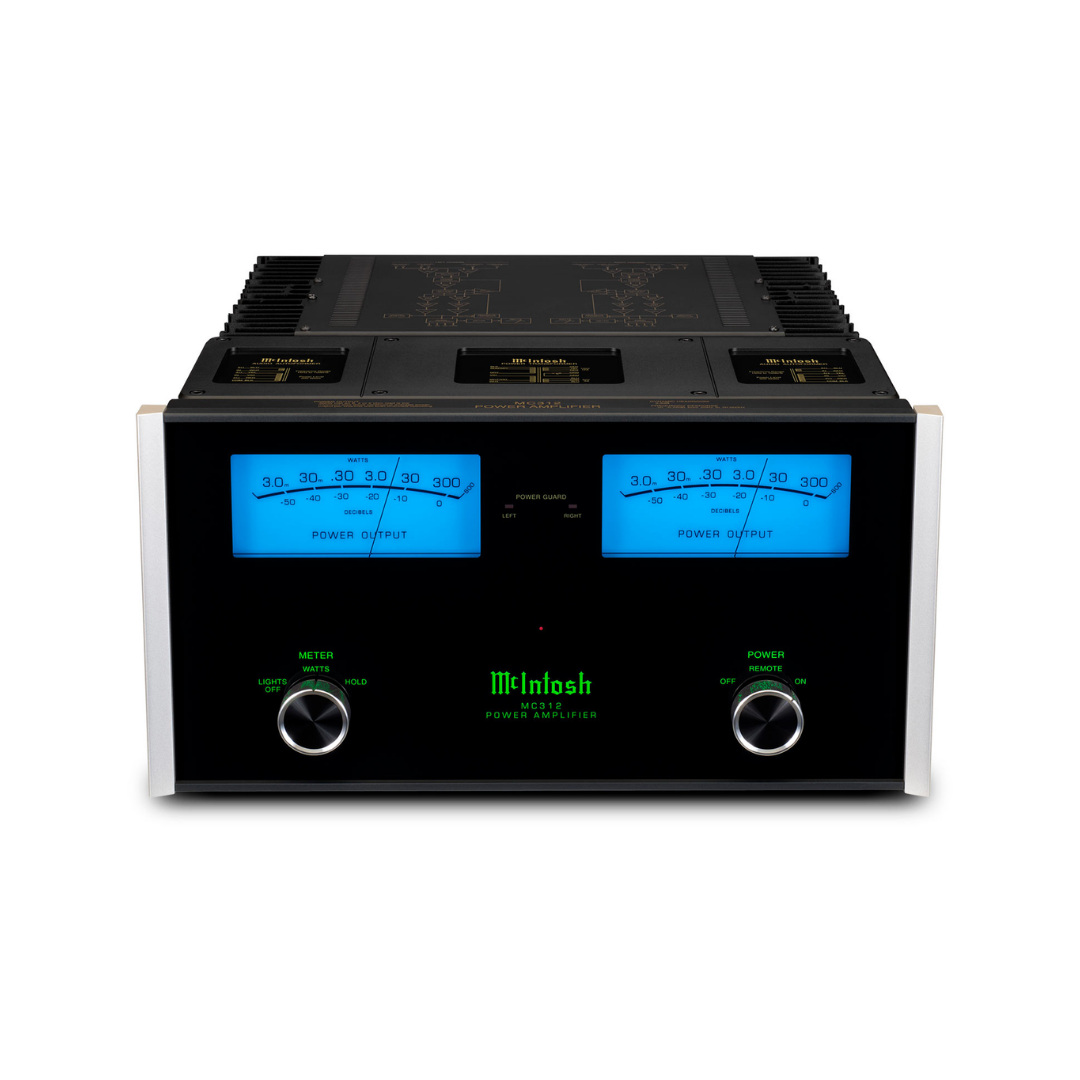 McIntosh MC312 Amplificador de Potencia Estéreo 300Wx2