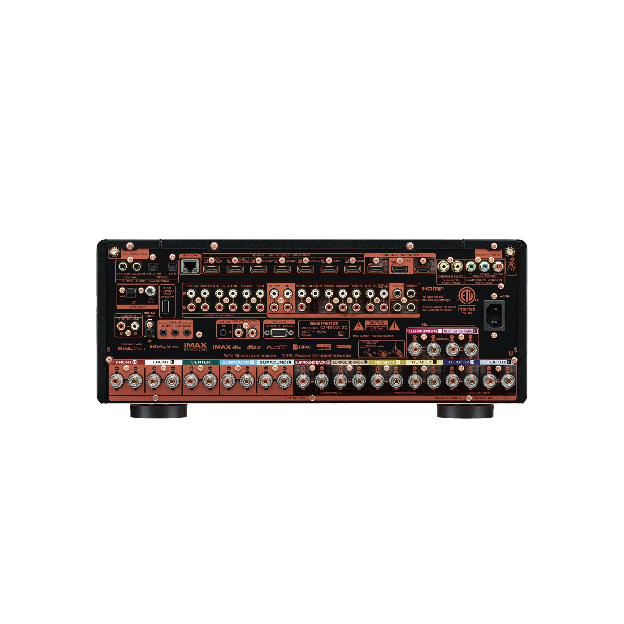 Marantz CINEMA 30 Receptor AV 11.4 Canales 140Wx11