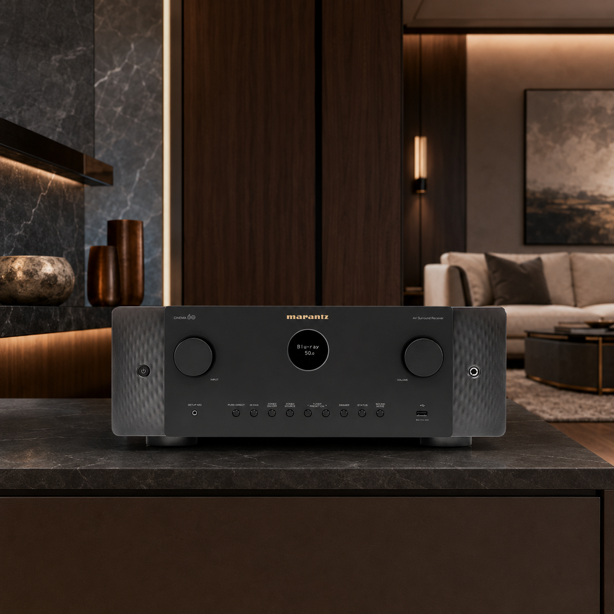 Marantz CINEMA 60 Receptor AV 7.2 para Cine en Casa 100Wx7