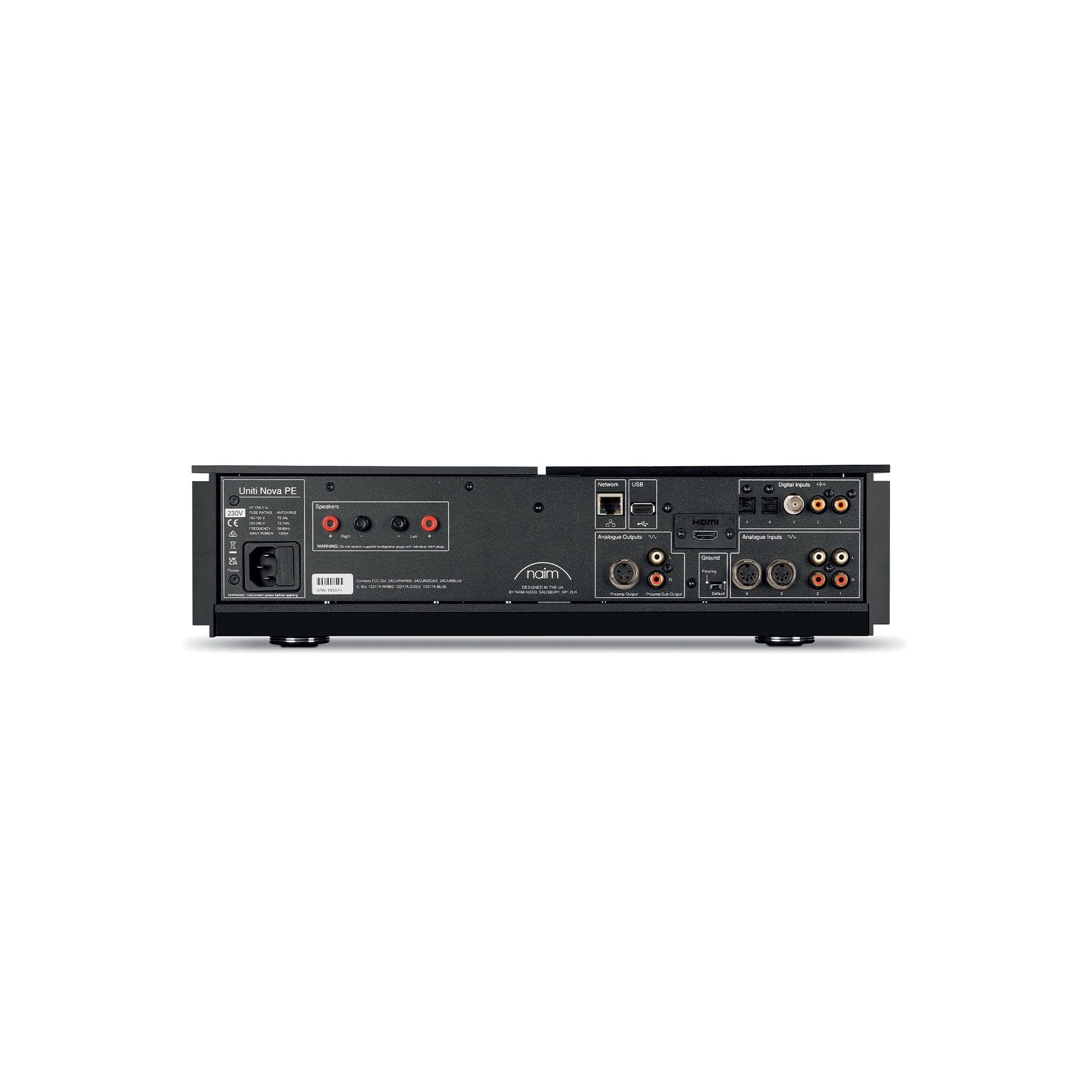 Naim Uniti Nova PE Amplificador Streamer All-in-One 150Wx2