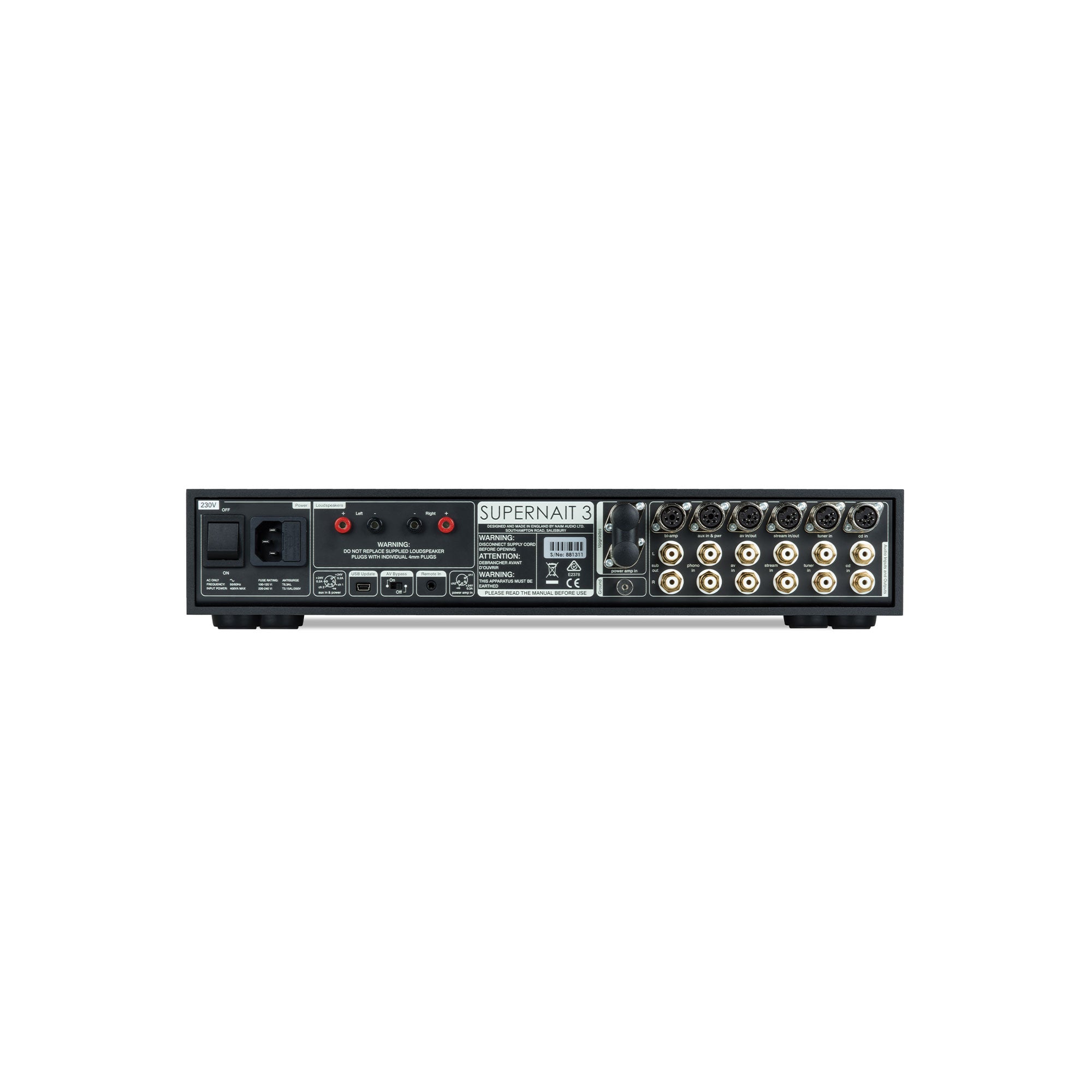 Naim SUPERNAIT 3 Amplificador Integrado HiFi 80Wx2