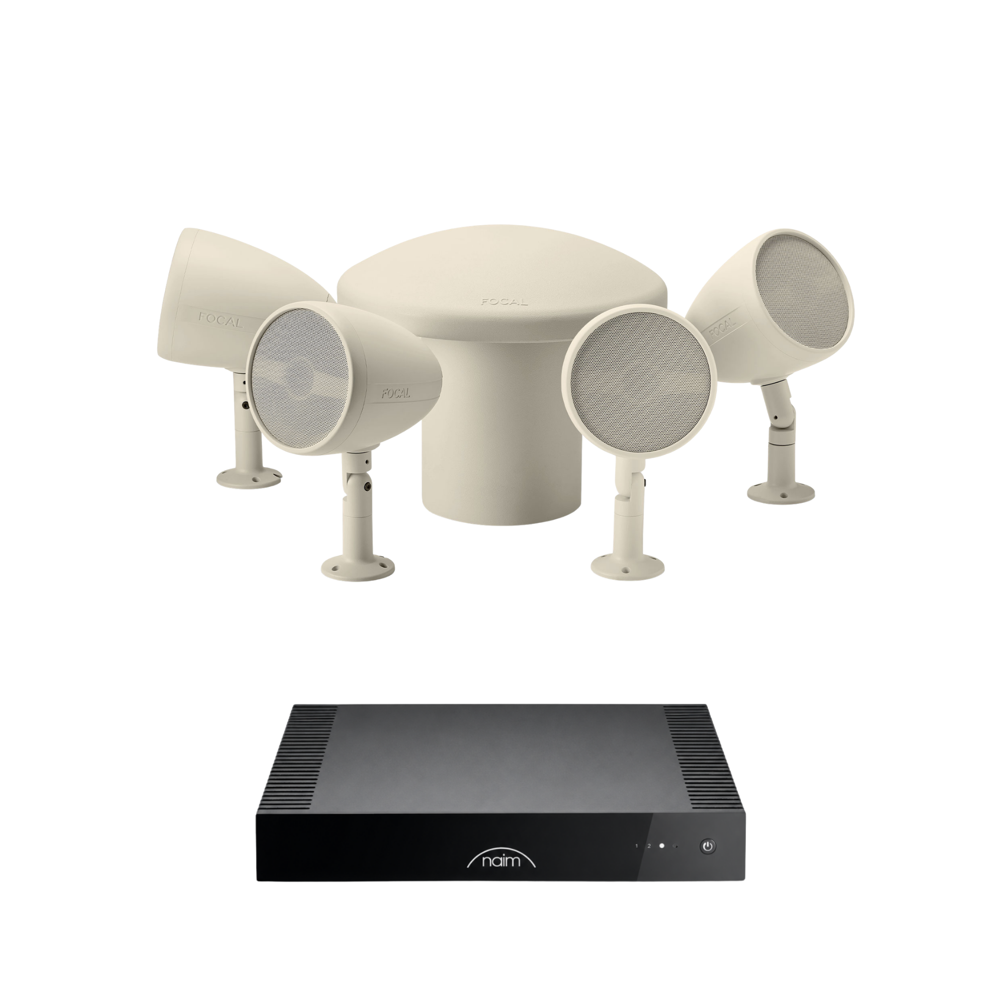 Combo Audio Exterior Focal OD 4.1 + Naim CI-Uniti 102