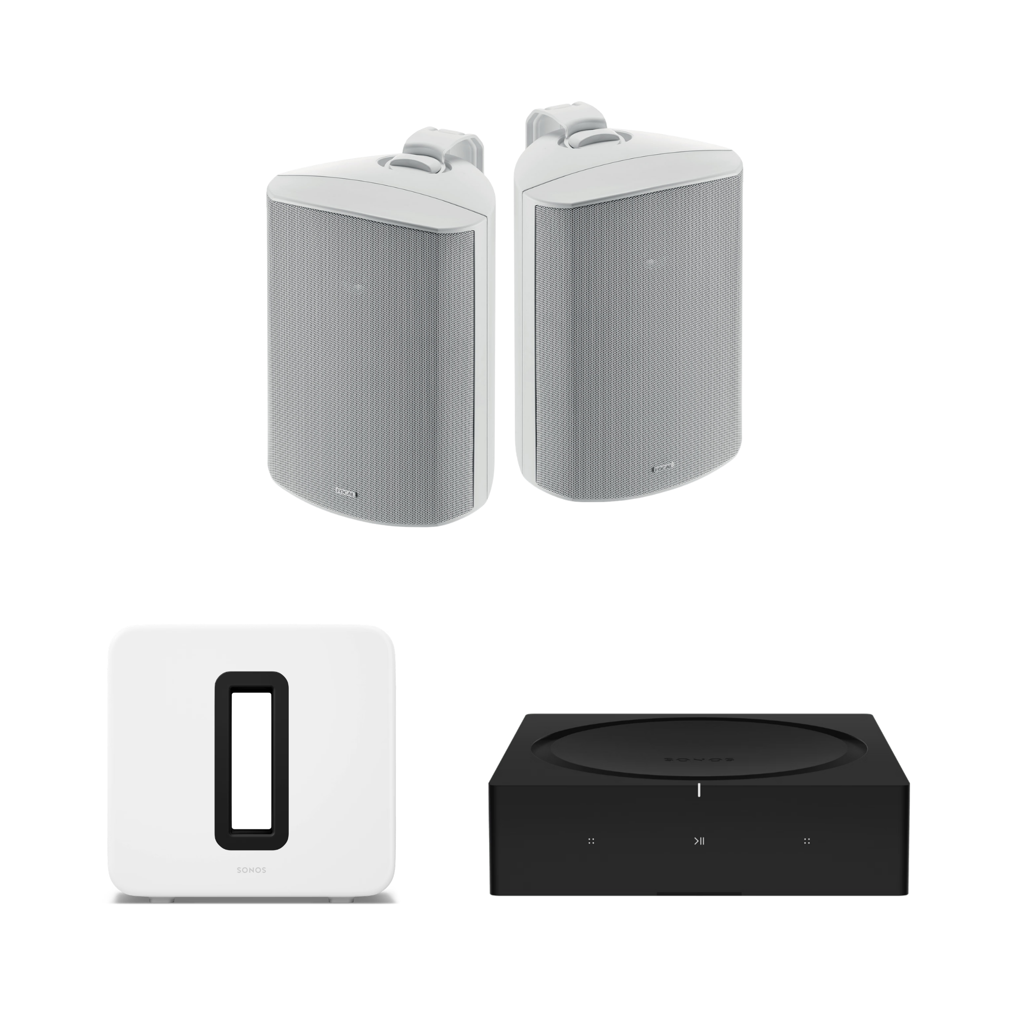 Combo 2.1 Focal 100 OD8 + Sonos Amp + Sonos Sub 4