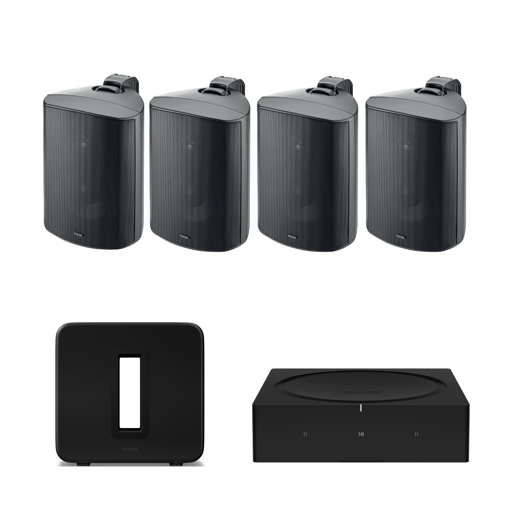 Combo 4.1 Focal 100 OD6 + Sonos Amp + Sonos Sub 4