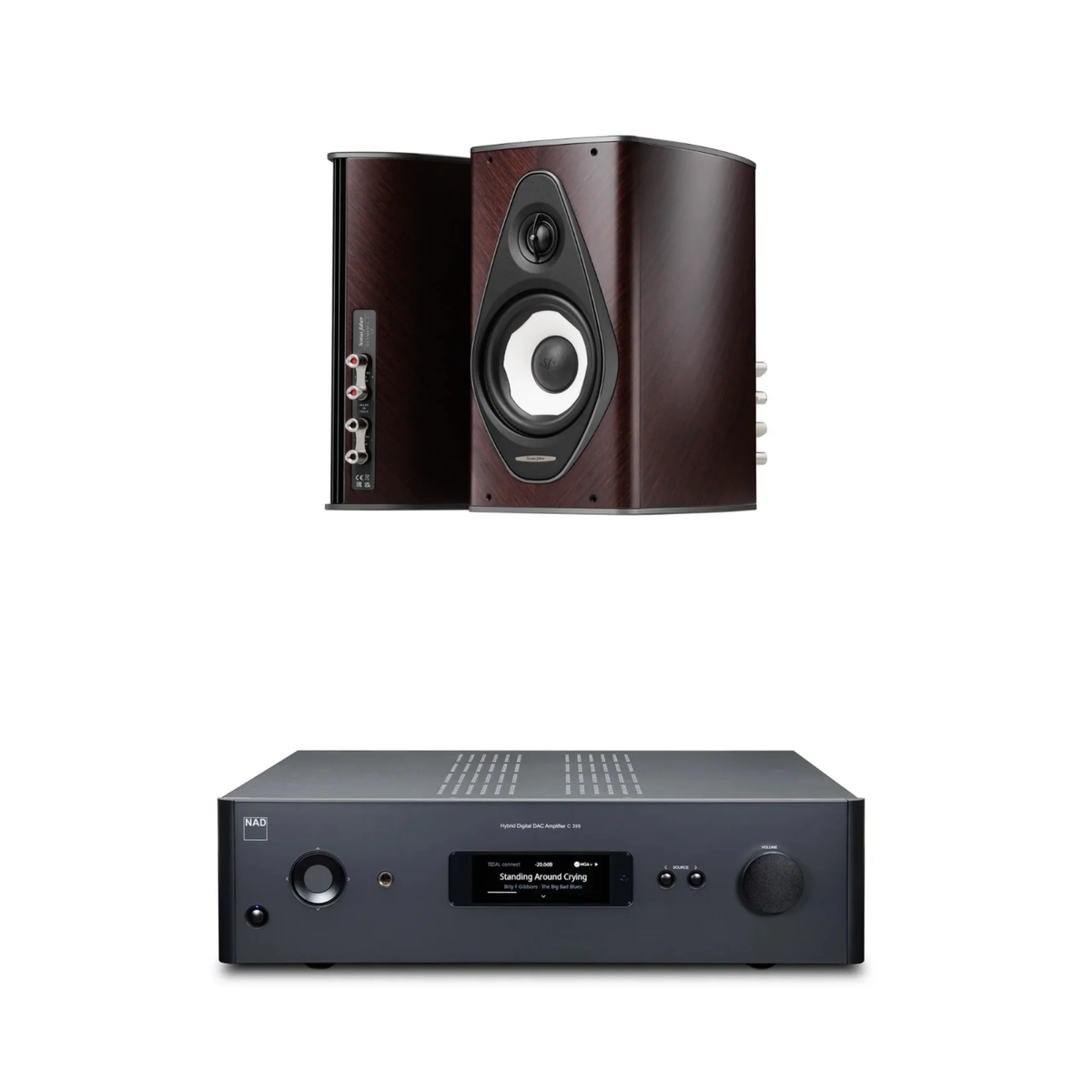 Sonus Faber Olympica I G3 + NAD C 399 MDC2 BluOS Sistema HiFi
