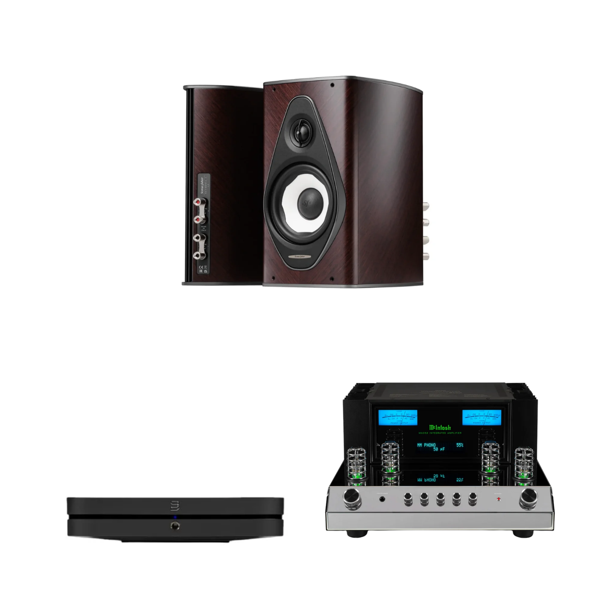 Sonus Faber Olympica I G3 + McIntosh MA352 + Bluesound Node