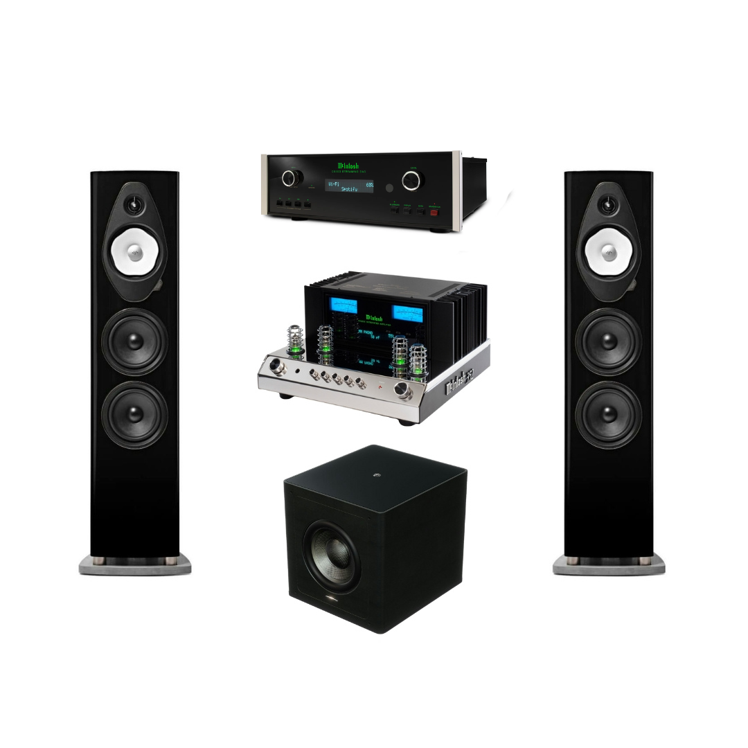 Kit HiFi Sonetto V G2 + McIntosh MA352 + Gravis III + DS200