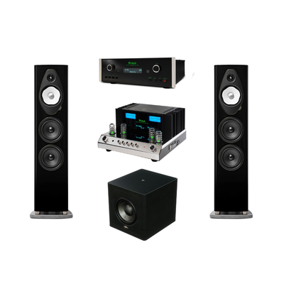 Kit HiFi Sonetto V G2 + McIntosh MA352 + Gravis III + DS200