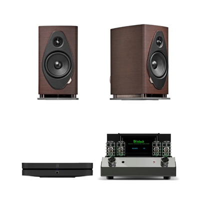 Sonus faber Sonetto II G2 + McIntosh MA252 + Bluesound NODE Sistema HiFi