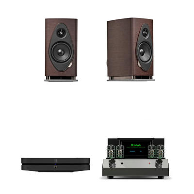 Sonus Faber Sonetto I + McIntosh MA252 + Bluesound Node