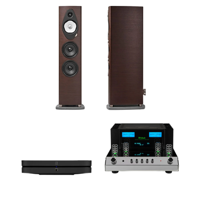 Sonus Faber Sonetto V G2 + McIntosh MA352 + Bluesound Node