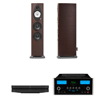 Sonus Faber Sonetto V G2 + McIntosh MA8950 + Bluesound Node