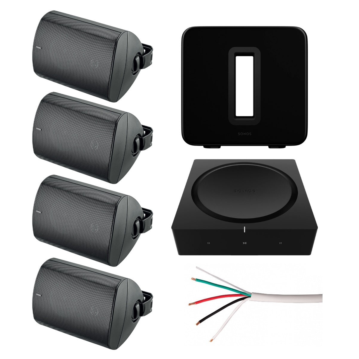 Focal OD6 Terraza Mediana con Subwoofer