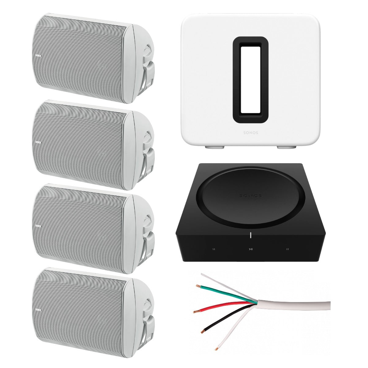 Focal OD6 Terraza Mediana con Subwoofer