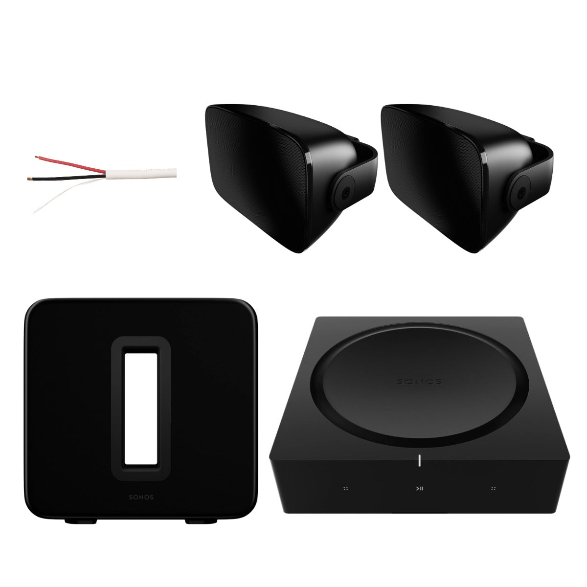B&W AM1 Terraza Pequeña con Subwoofer
