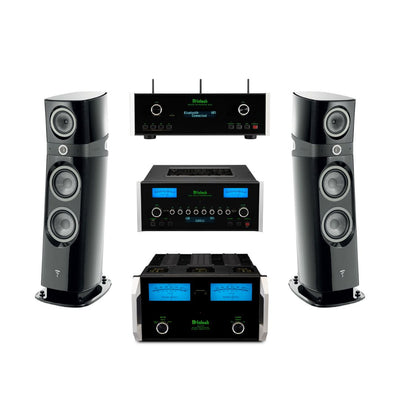 Sopra N3 + Preamplificador C55 + Amplificador MC462 + DS200