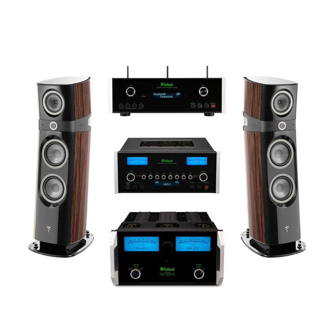 Sopra N3 + Preamplificador C55 + Amplificador MC462 + DS200