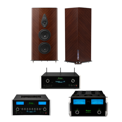 Sonus Faber Stradivari G2 + McIntosh C55 + MC462 + DS200