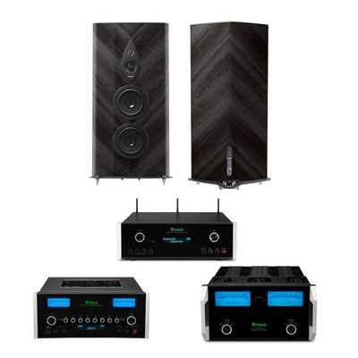 Sonus Faber Stradivari G2 + McIntosh C55 + MC462 + DS200