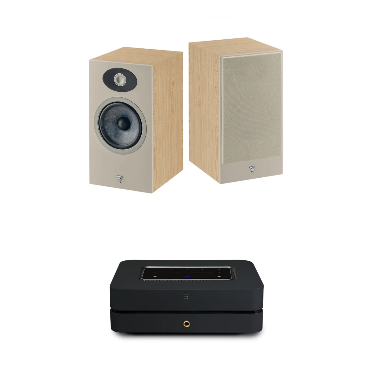 Focal Theva N°1 + Bluesound POWERNODE Sistema HiFi con Streaming