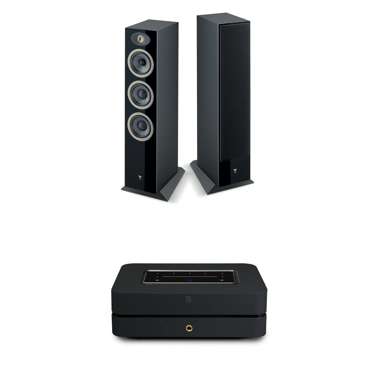 Focal Theva N°2 + Bluesound POWERNODE Sistema HiFi