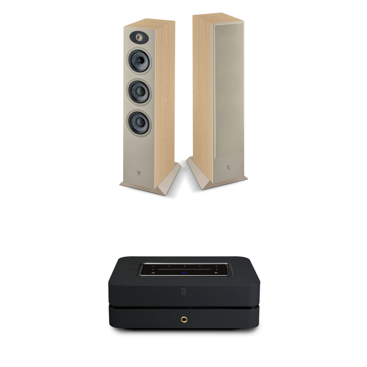 Focal Theva N°2 + Bluesound POWERNODE Sistema HiFi