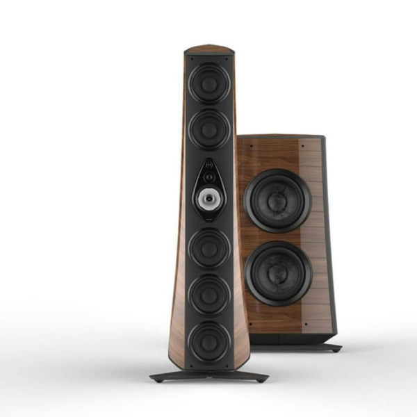 SUPREMA Walnut High Gloss Wood Cabinet SUPREMA Walnut High Gloss Wood Cabinet