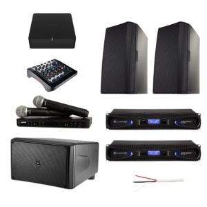 QSC 5" Terraza Mediana con Microfonía