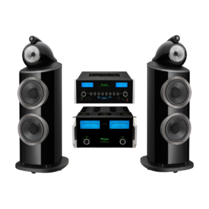 Bowers & Wilkins 801 D4 + Preamplificador C55 + Amplificador MC462