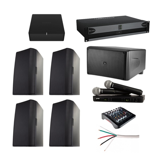 QSC 4 ADS5T JBL BLAZE SHURE