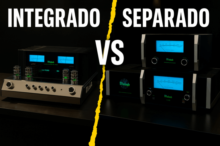 ¿Un amplificador integrado o preamplficación y amplificación por separado?